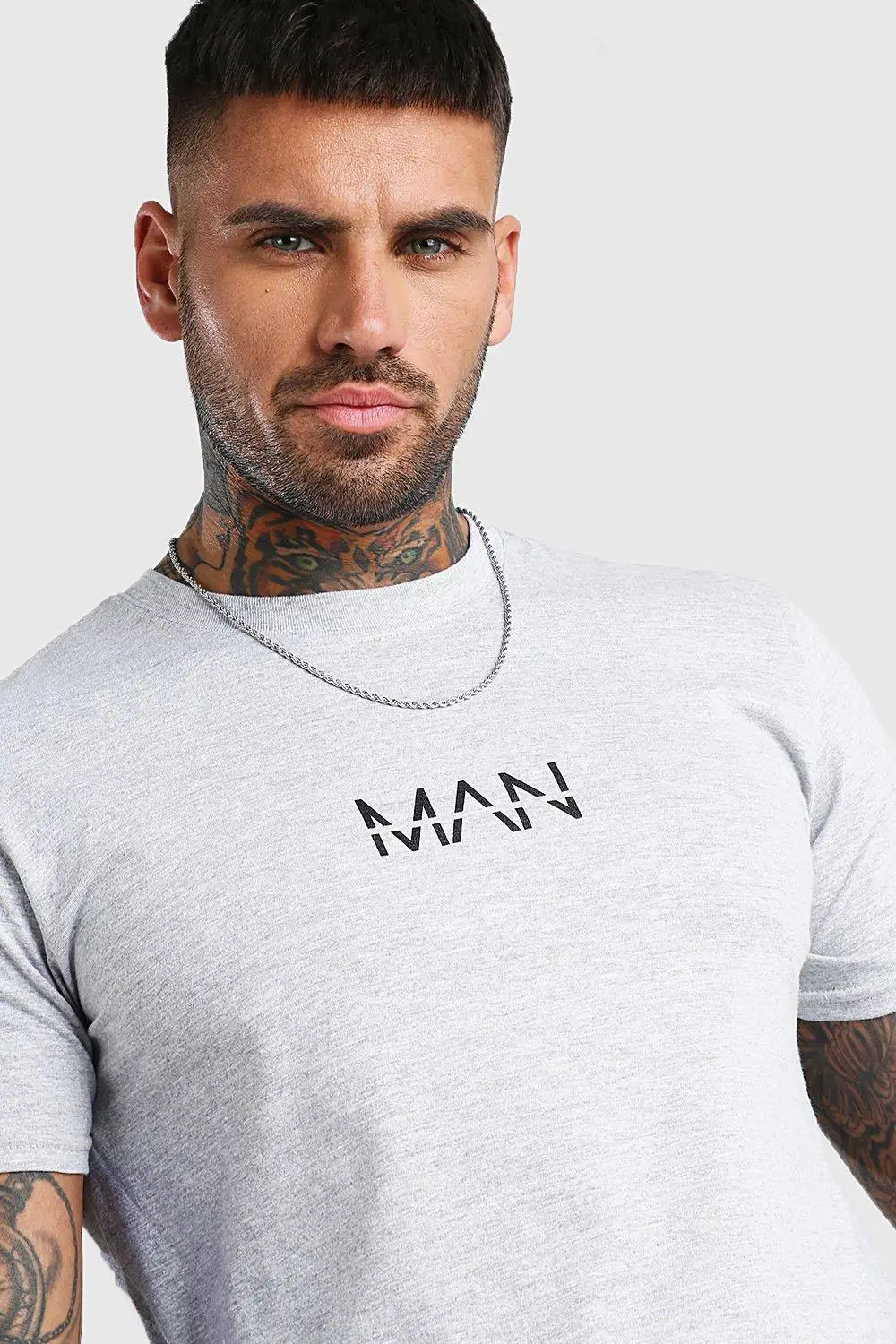 Latest Men White Oversized Basic Casual T Shirt With Short Sleeves 280 gsm cotton embroidery oversized tshirt
