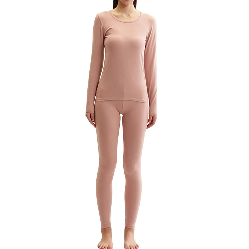 Mono Riders 2024 Custom Logo Eco Ski Wear Women Thermal Underwear Set Ultra Soft Fleece Long Johns