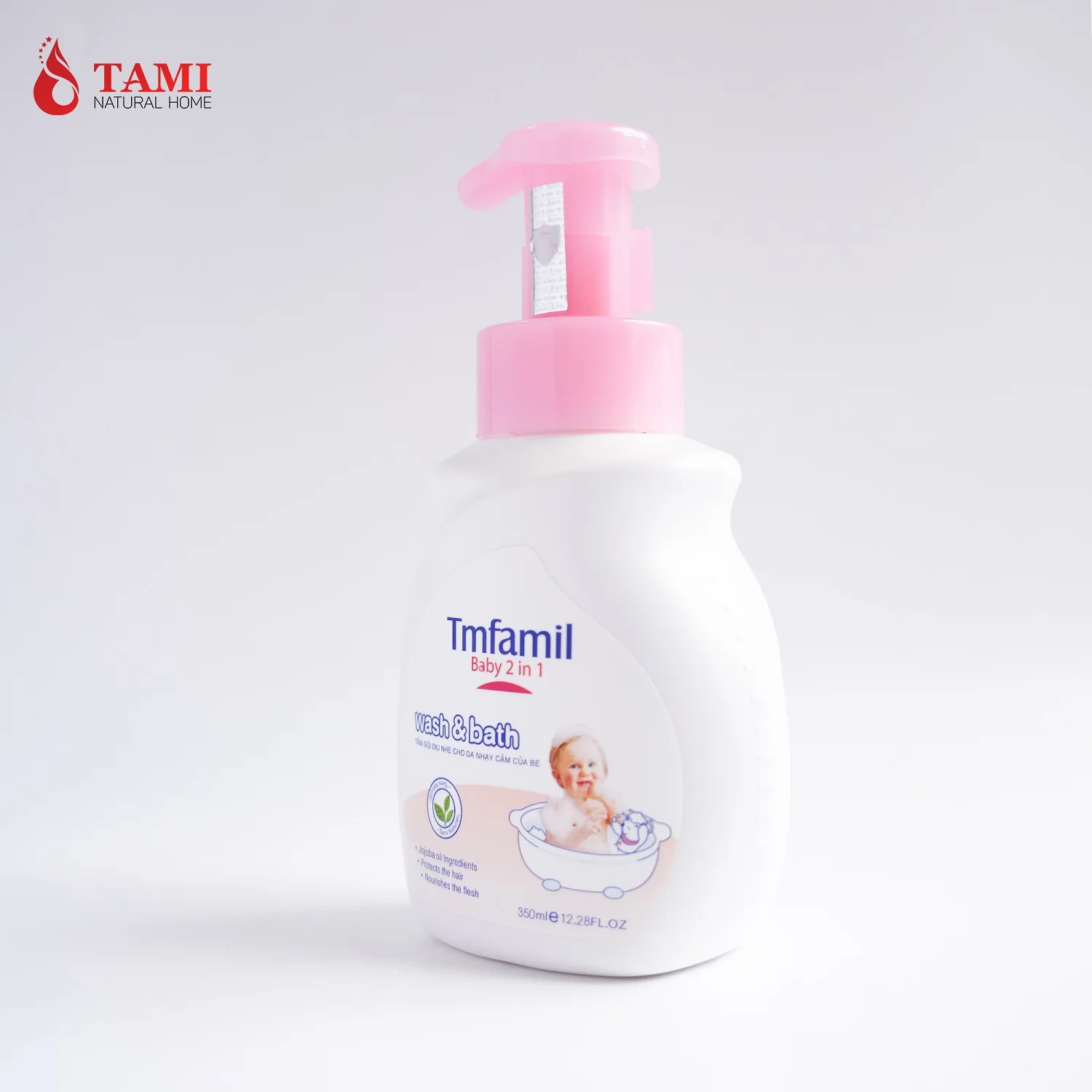 Cleaning Refreshing Tmfamil Baby Body Wash Non-HarmKid Skin Gentle Personal Care 2 in 1 Shower Gel With 3 Years Shelf Life