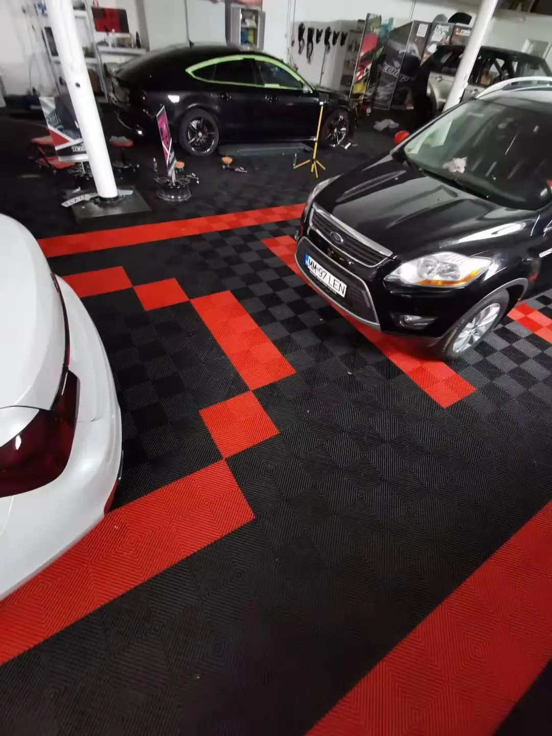 plastic flooring for garage floor tiles interlocking plastic car garage floor grate