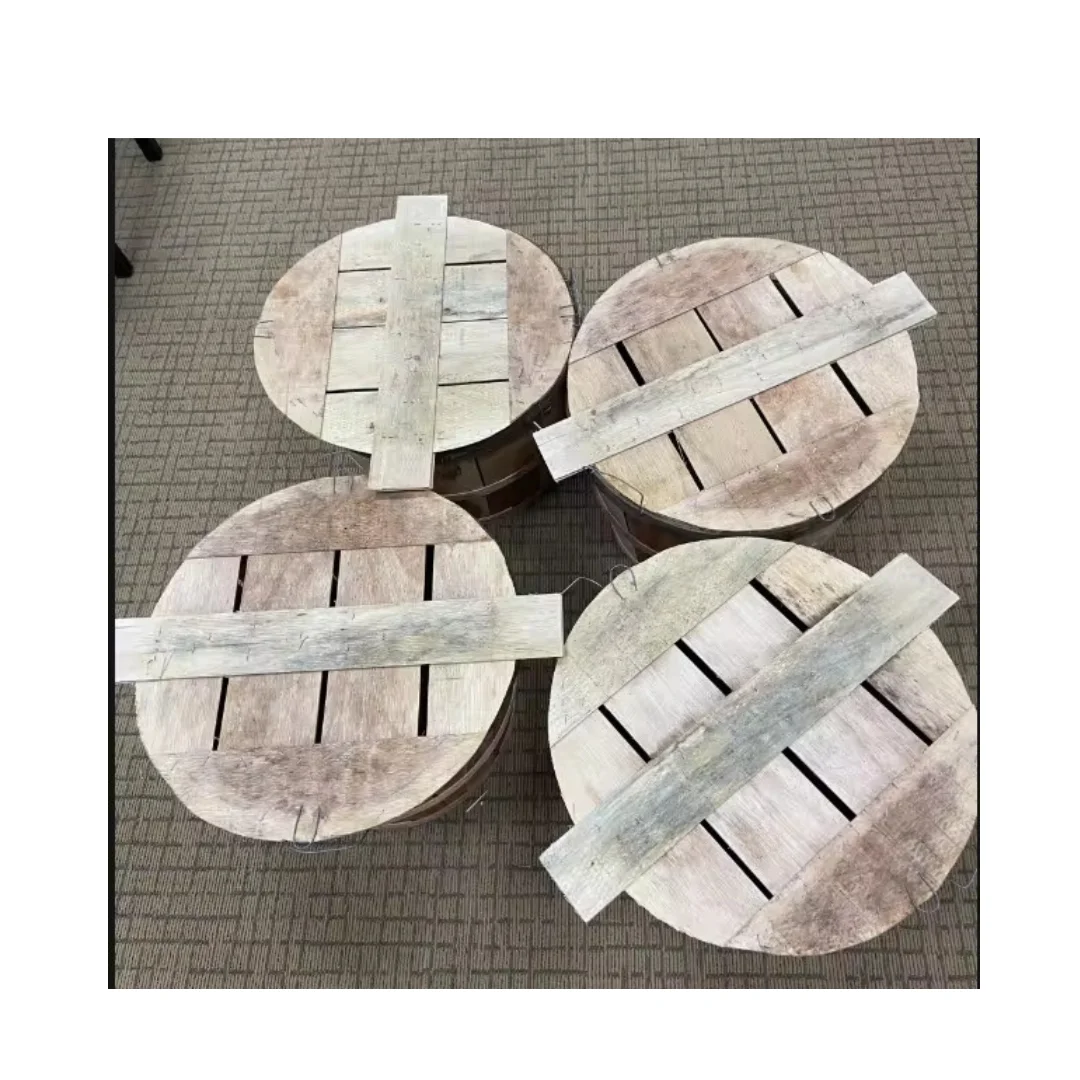 Storage Wooden Basket Customized Eco Friendly wood Crab basket - wooden bushel packing for cheap price export USA, EU