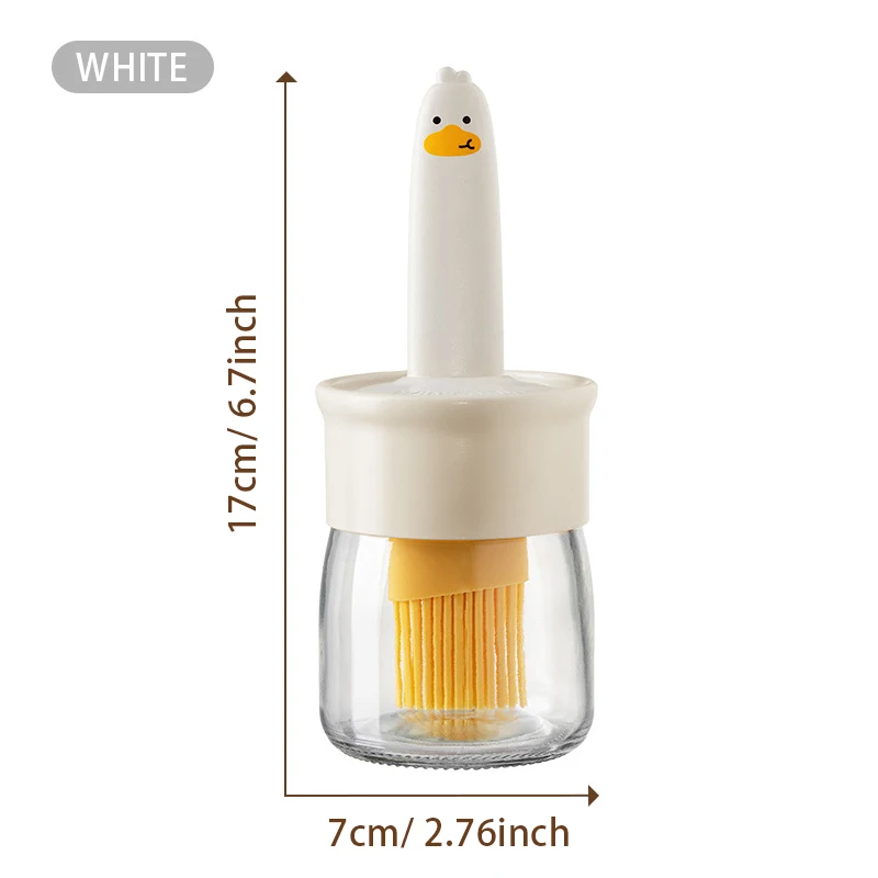 Silicone Creative Design Barbecue Brush Multi Functional Food Grade Kitchen Silicone Brush Lovely Oil Bottle Brush