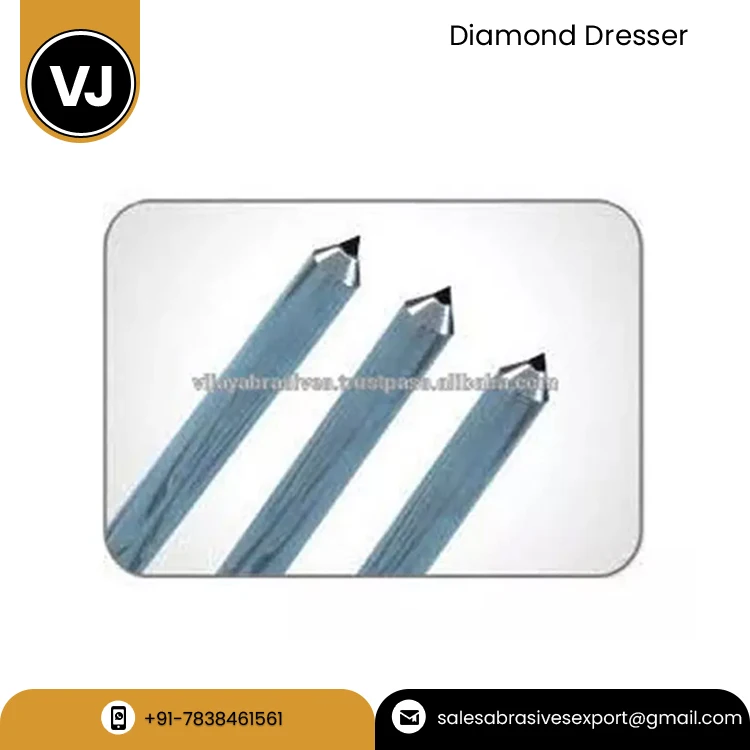 Worldwide Supplier of High Quality Cylinder Shape Single Point 2 Carat Diamond Dresser Abrasive Tools for Grinding Wheel