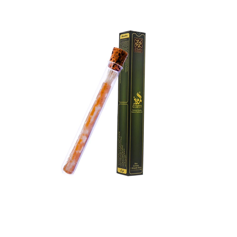Стеклянный футляр/держатель AL-MUMIZ MISWAK/SEWAK/SIWAK/натуральный Стик для чистки зубов индивидуальная упаковка исцеления
