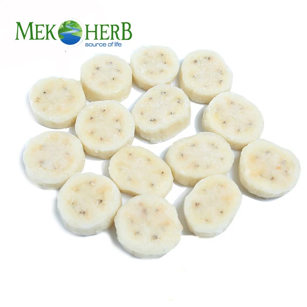 IQF FROZEN SLICED BANANA BRAND MEKONG HERBALS FROM VIETNAM