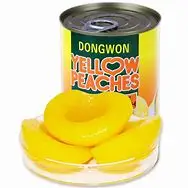 Sweet Canned Yellow Peach Halves in Syrup 6xA10