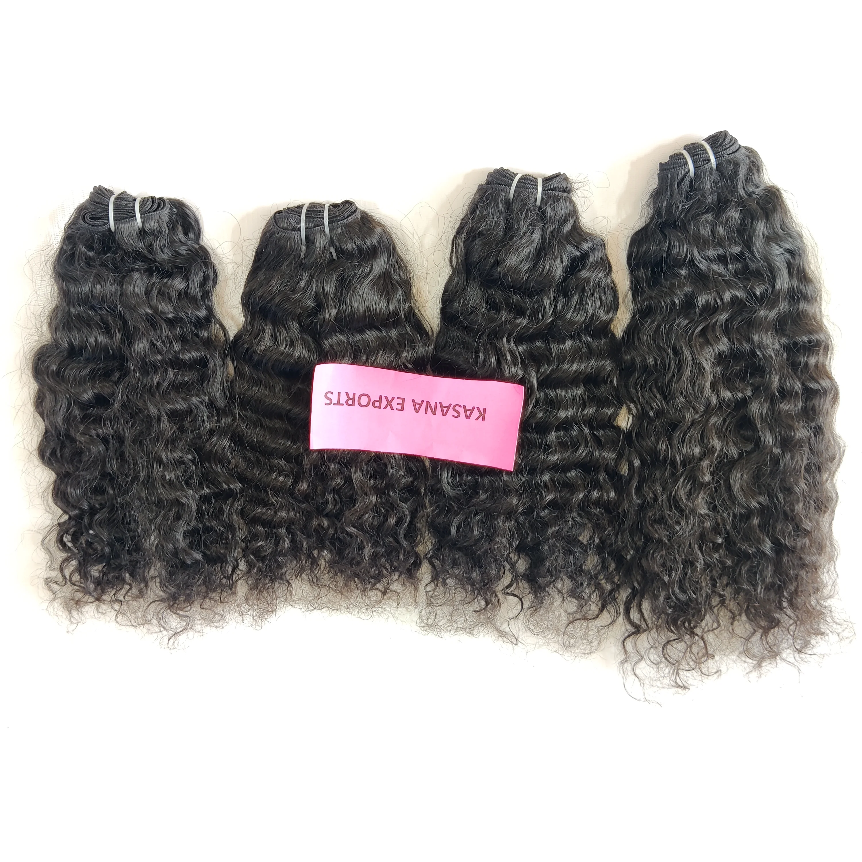 Cuticle Aligned Wavy Indian bundles black women chemical processing none wholesale human hair
