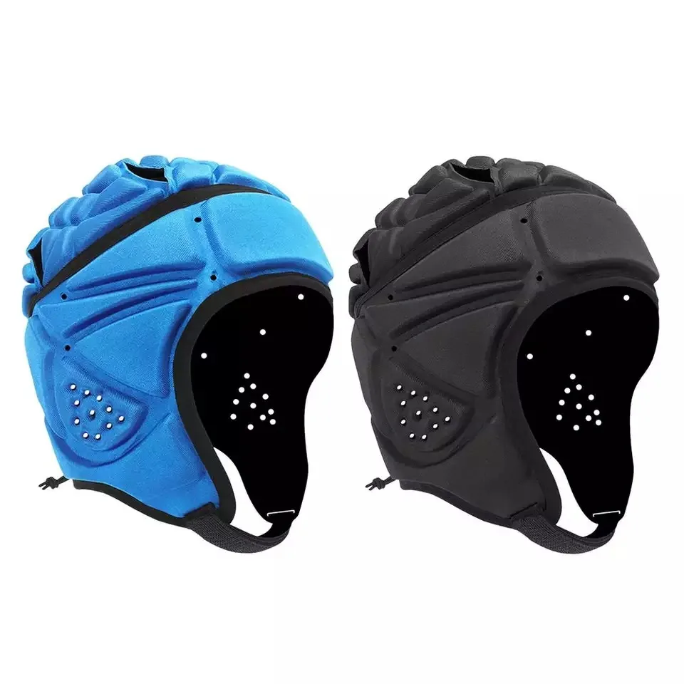 Premium Rugby Helmet Sport Soft Shell Head guard Headgear Breathable for Soccer Football Lacrosse Hockey