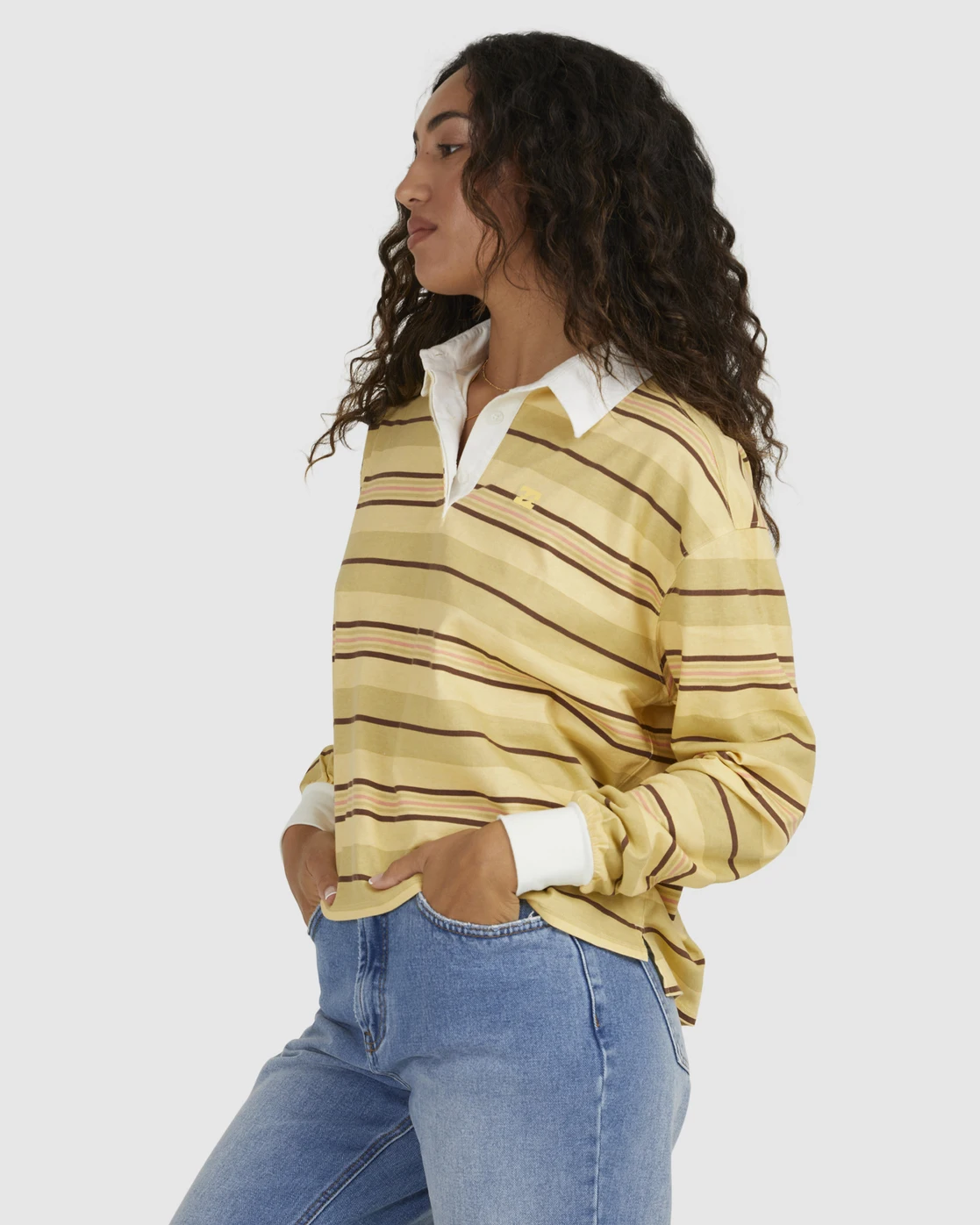 Customize  Rugby Jersey  Long Sleeve Cheap Rugby Polo Double Up Rugby  Polo Shirt