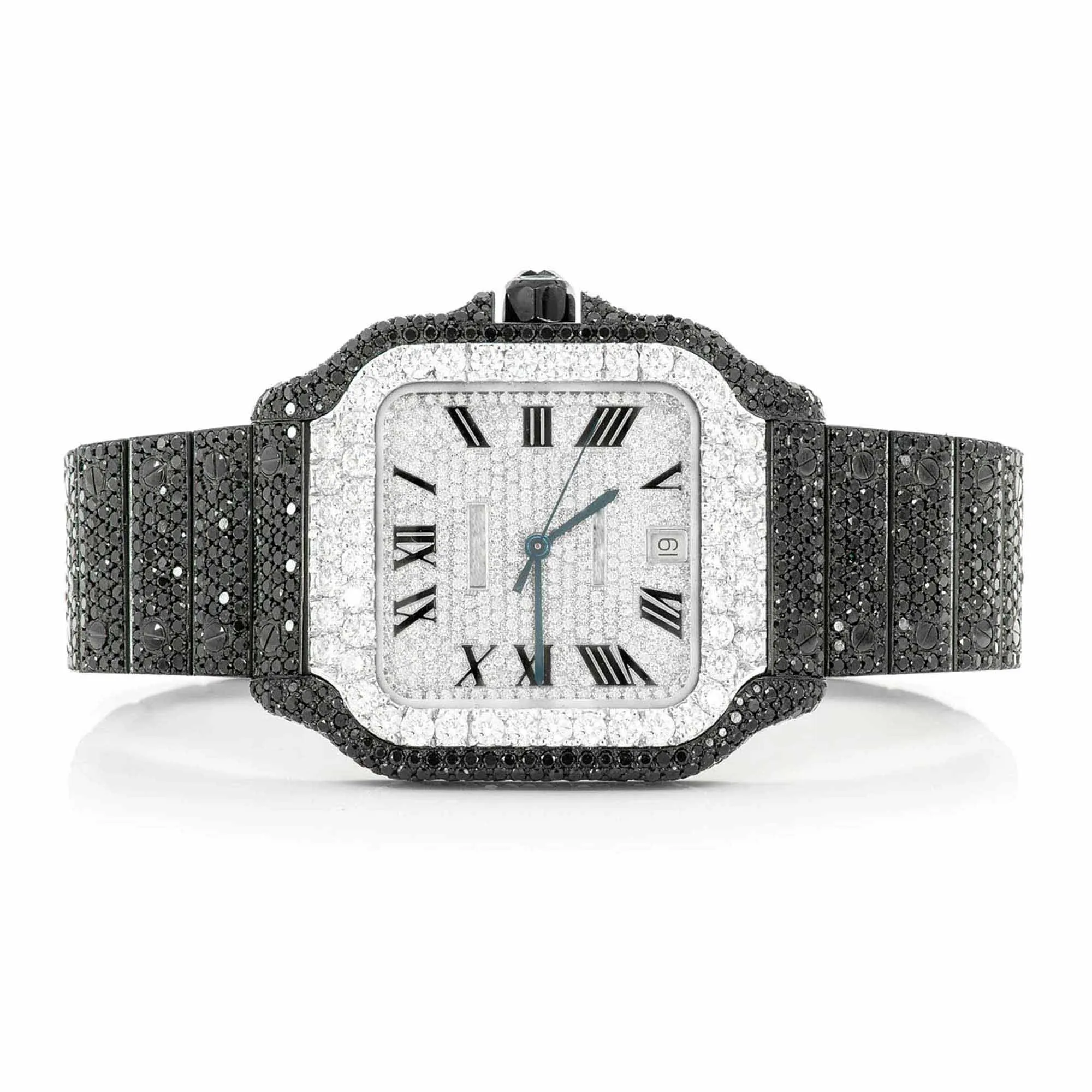 Hip Hop Watch Fully Customized In Real Moissanite Diamonds for Trendsetters