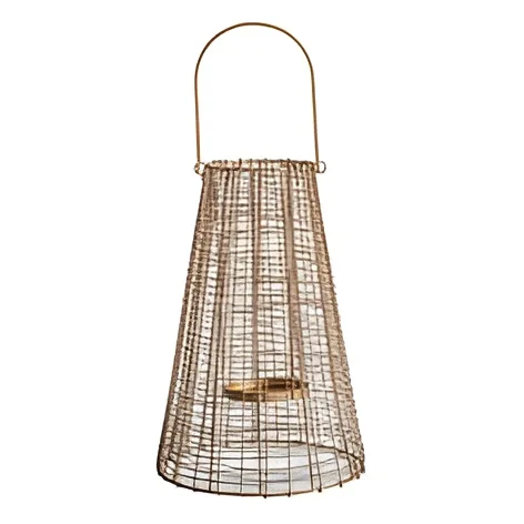 Made India New Design Home Decorative Metal Wire Lantern Wholesale Designer Handmade Unique Metal Colorful Glass Decoration 2024