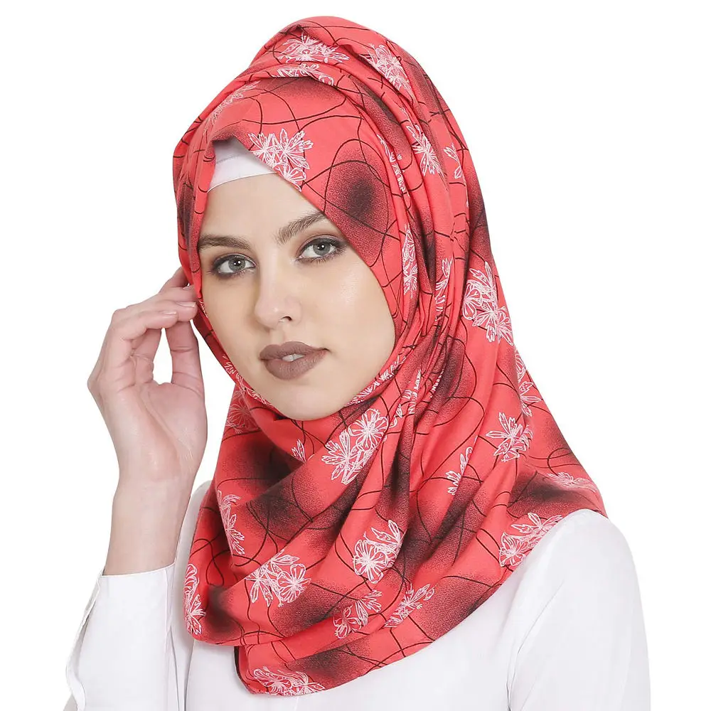 Hot selling cheap price factory wholesale Arab Dubai Muslim chiffon scarf hijab women Malaysia head wrap Plain scarf hijab