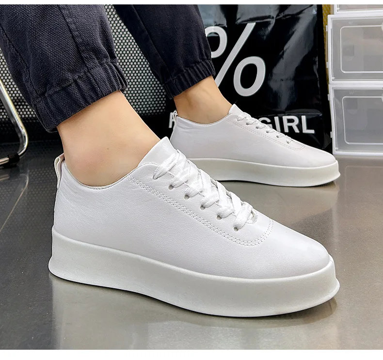 New Men`s White Black shoes Sports Walking style Male Unisex Sneakers