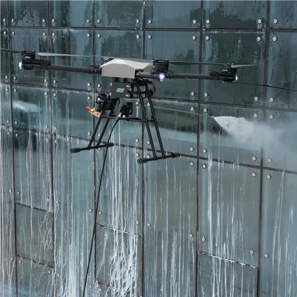 RTK Antenna Cleaning Drone High precision Cleaning Drone Solar Panel Building Roof Cleaning Drone