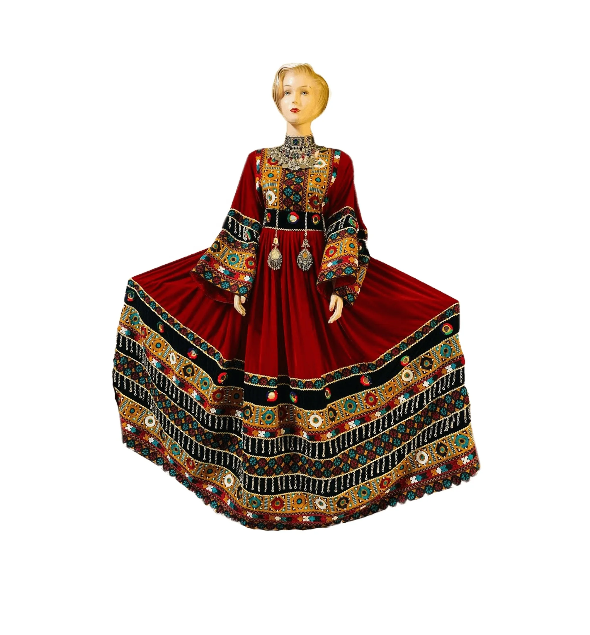 Afghan Kuchi Dresses Tribal ethnic vintage kuchi dress, Afghan/Pakistan Kuchi party traditional Vibrant Colors Dresses