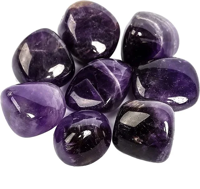 Latest 2023 High Quality Amethyst Tumbled Wholesale Gemstone Healing Crystal Tumble stone for Grounding and Meditation