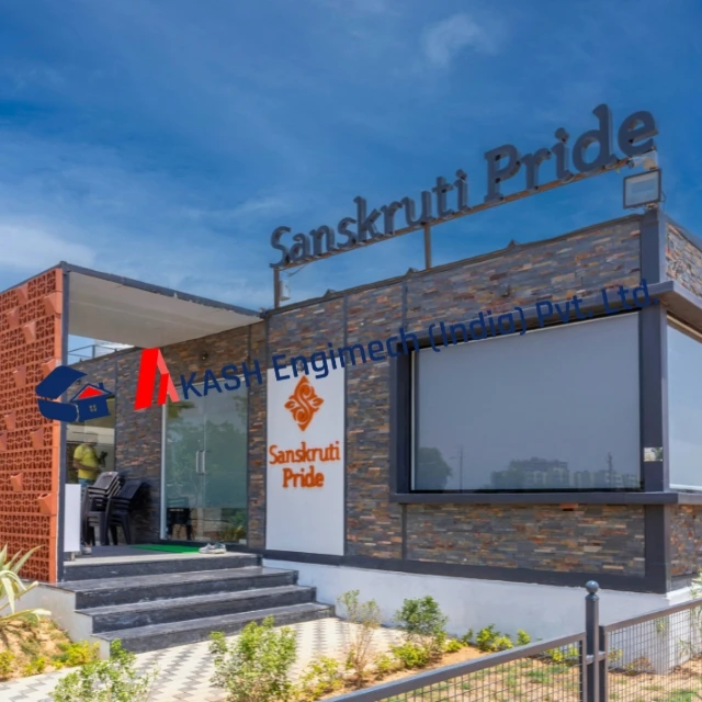 Portable Prefabricated Modular Office Container Construction & Real Estate Workspace Solution