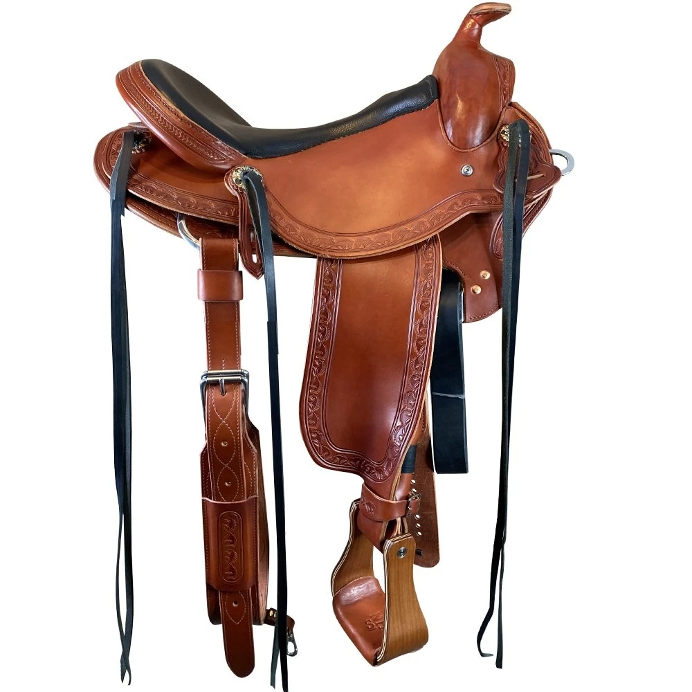 2023 Latest Western Dressage Saddles For Horses  Leather Western Riding Horse Saddle Starter Kit Saddle