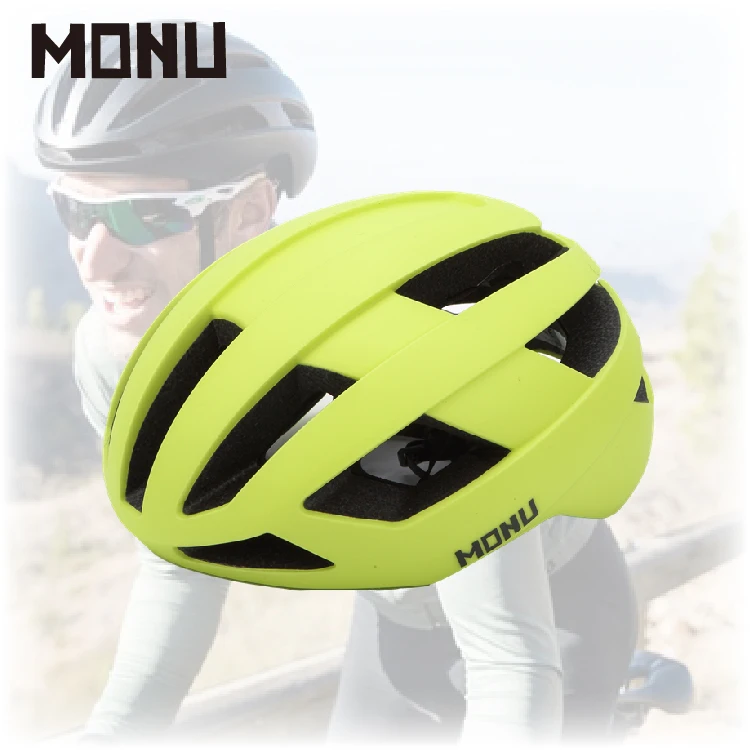 MONU Outdoor Sports Helmet With Density EPS Liner Cycling Bike Bicycle Helmet