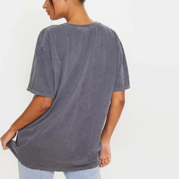 new custom unisex wash 100% cotton T shirts acid wash t-shirt blank women distressed Tees vintage wash tshirts