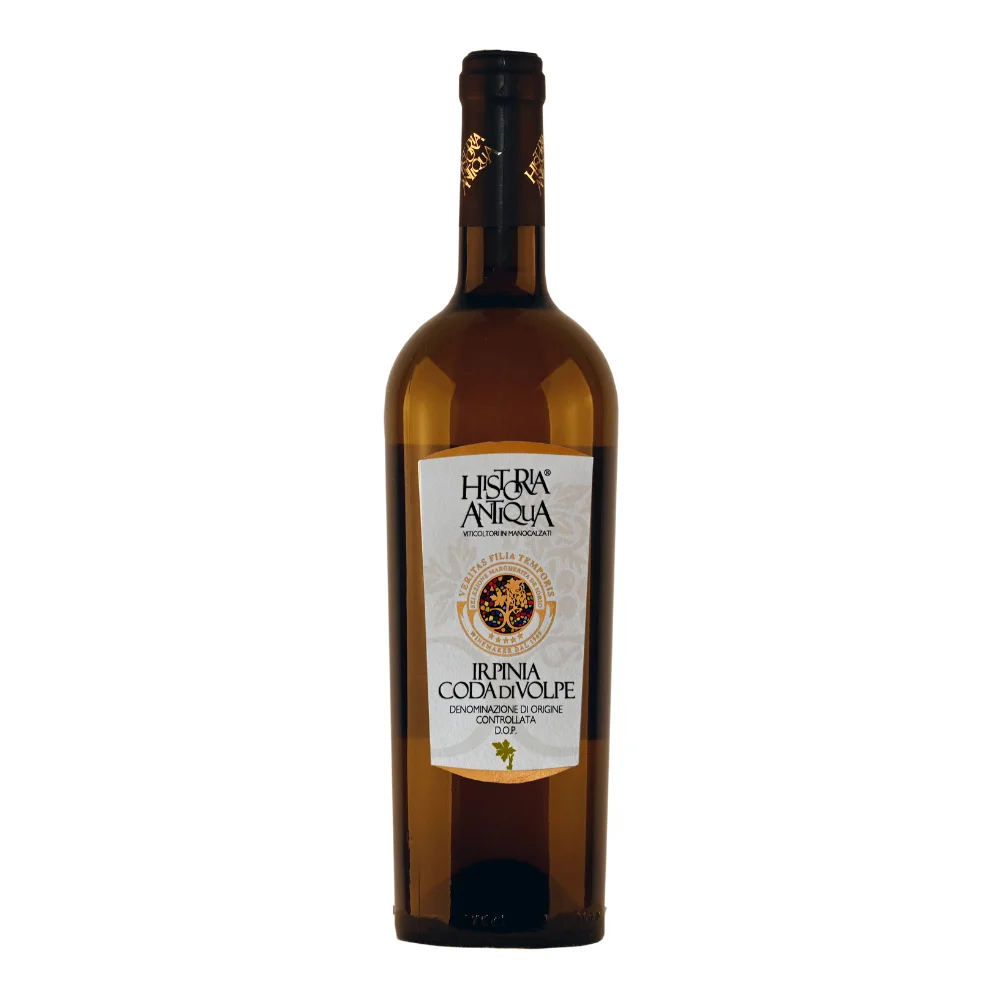 Высококачественное вино из южной Италии IRPINIA CODA DI VOLPE хорошо подходит для всех типов блюд, но особенно для различных рыб
