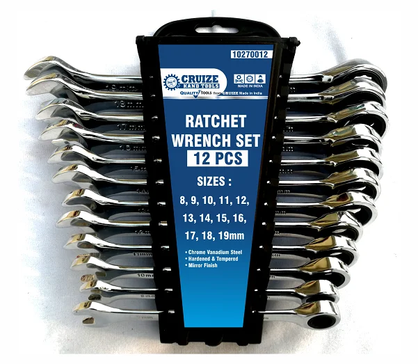 Ratchet Wrench Fixed 72T ratchet for 7 Times Faster Tightening