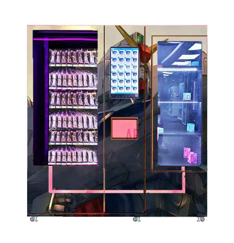 WEIMI Игрушечная модель торговый автомат с лифтом и витринным шкафом для магазинов и торговых центров игрушечных моделей