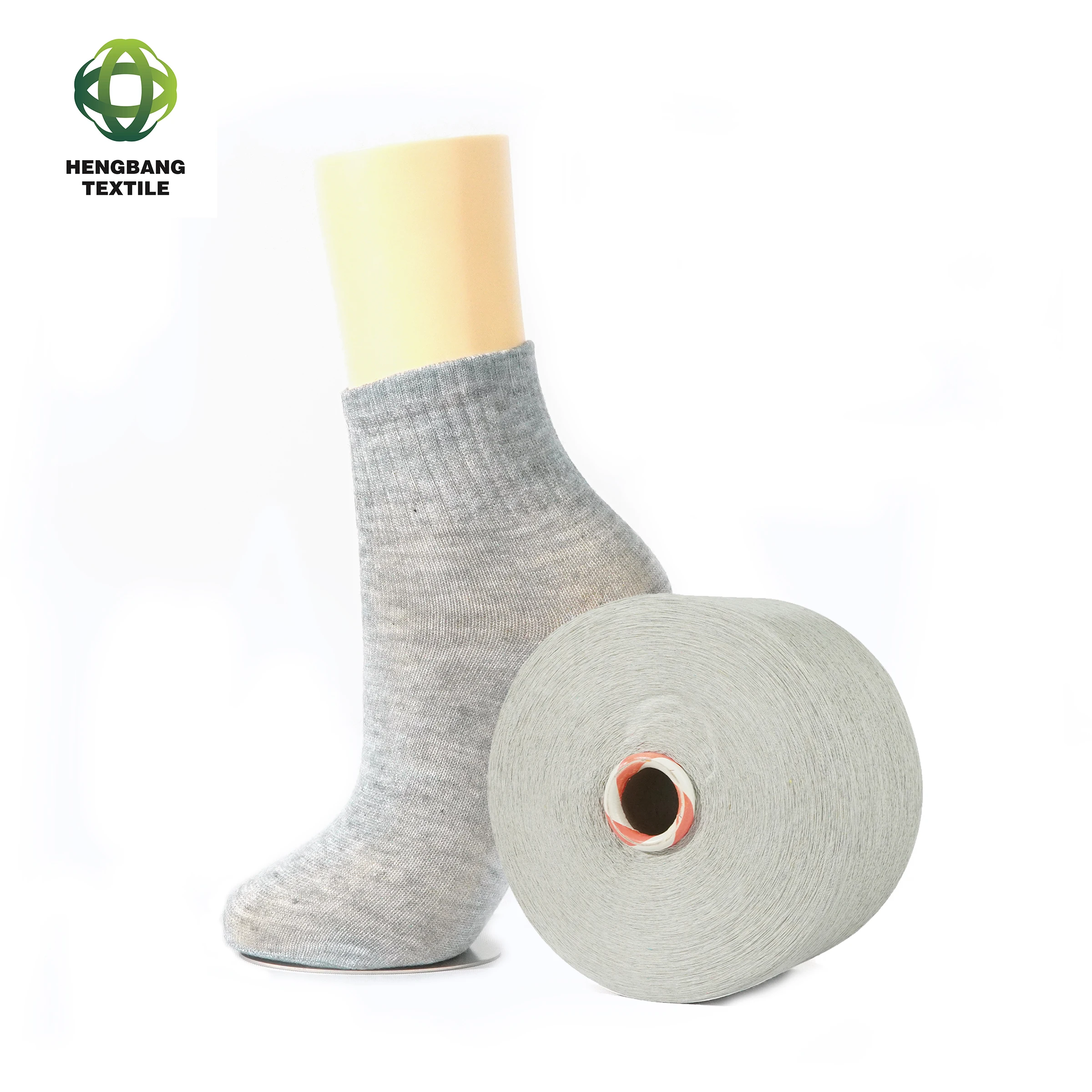 Blend Melange Yarn Cheap Price Fashion for Knitting Eco Friendly White Viscose Customized Technics Style Fabric Global Pattern