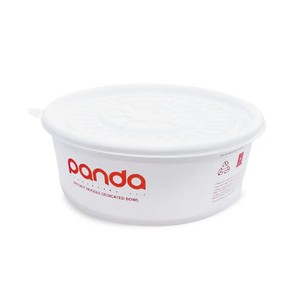 Ramen cooker Disposable paper containers CAP(PP) P-1400cc / hauscook lazo Complementary use cover Lid