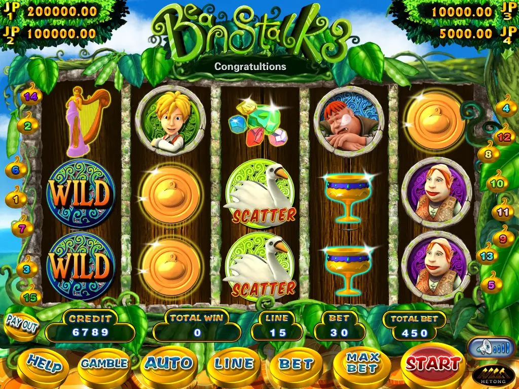 Customised design Coin Operated slot machine in casino