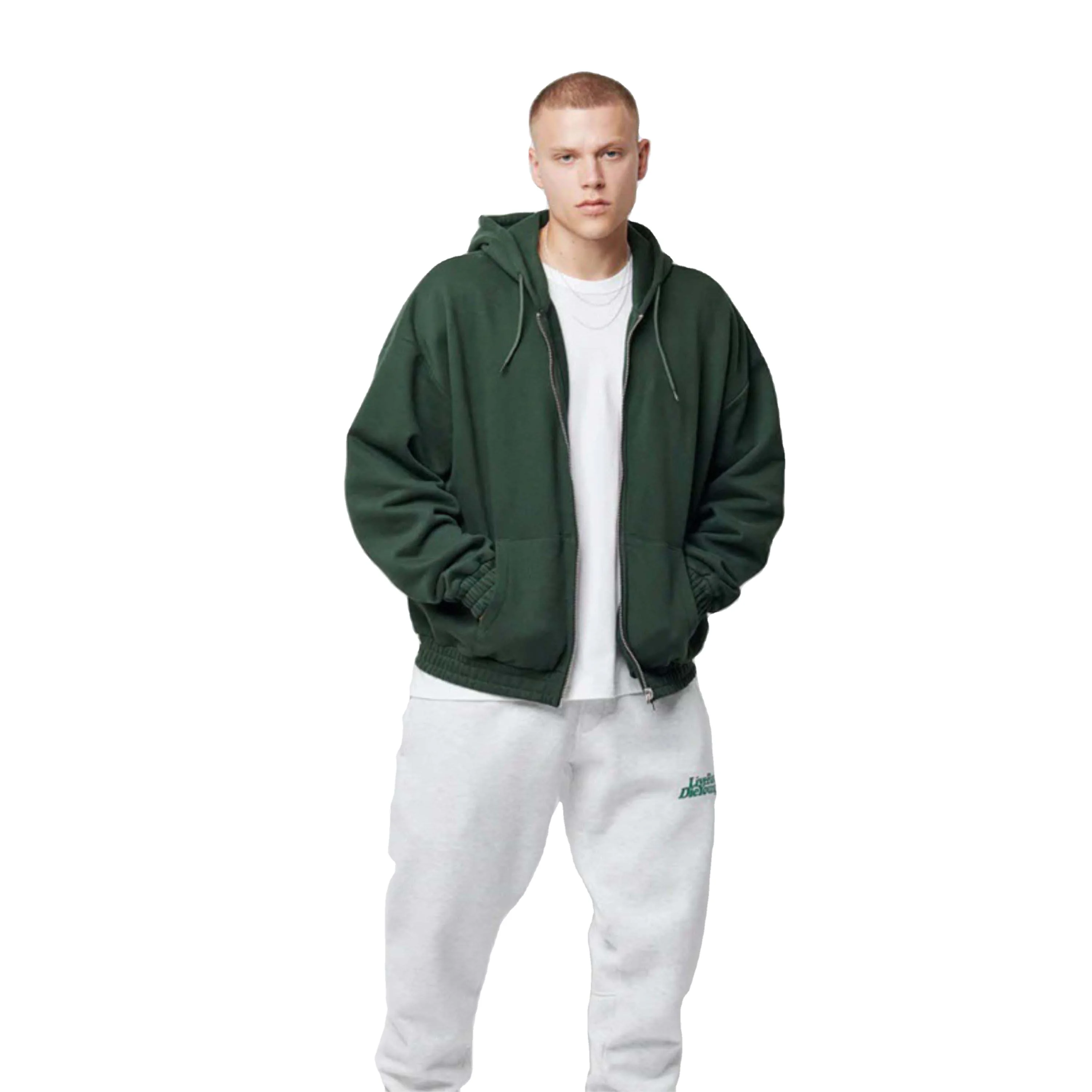 Custom Made Your Own Design High Quality Wholesale Fleece Full Sleeves Men 2023 Zipper Hoodies