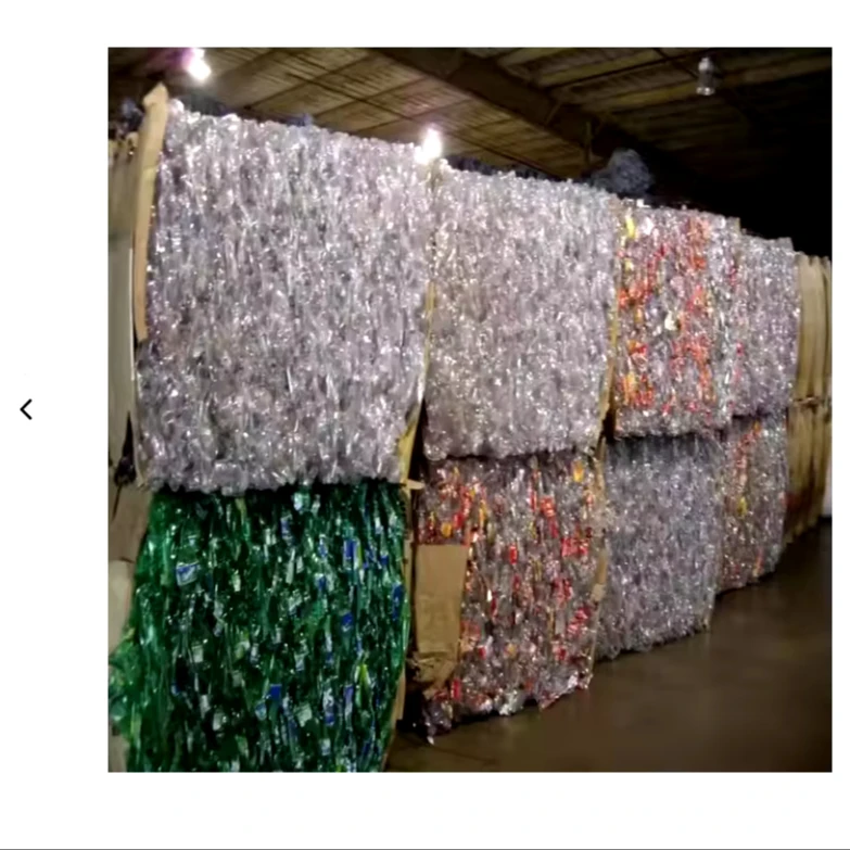 ПЭТ пластиковые бутылки Лом/отходы апрокс. 95% ясный (прозрачный)-5% Цвет тюков для