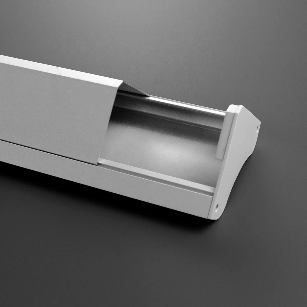 Индивидуальный Светодиодный Алюминиевый светящийся верхний угловой светильник используется для настенного углового свободного потолка