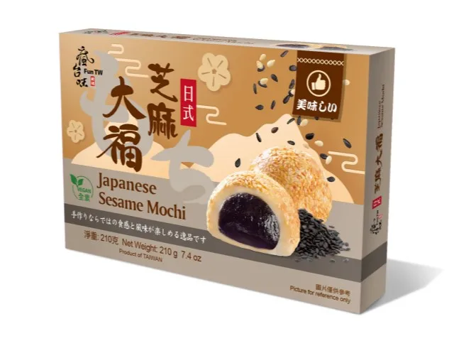 Japanese Style Mochi with multiple flavor filling Taiwan Origin fruit and red bean flavor Hill Souvenir