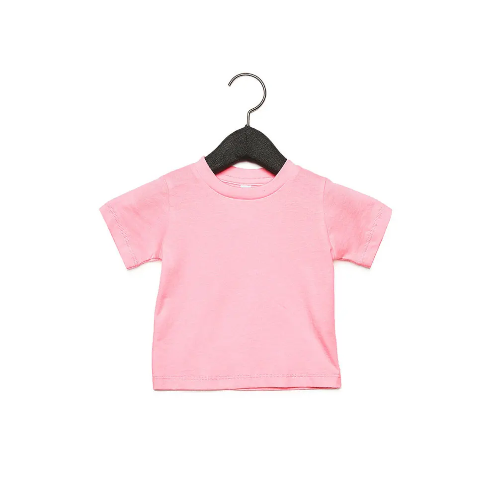 Wholesale Baby Jersey Short Sleeve Tee  Organic Cotton Jersey tee shirt breathable unisex baby blank  summer infant t-shirts