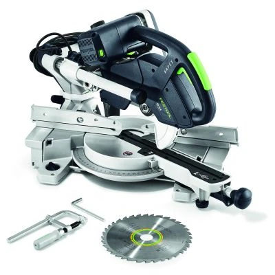 ATTEST Wholesales Festool KS 60 E (561687) 1200W 215mm (8-1-2inch) Slide Compound Mitre Saw