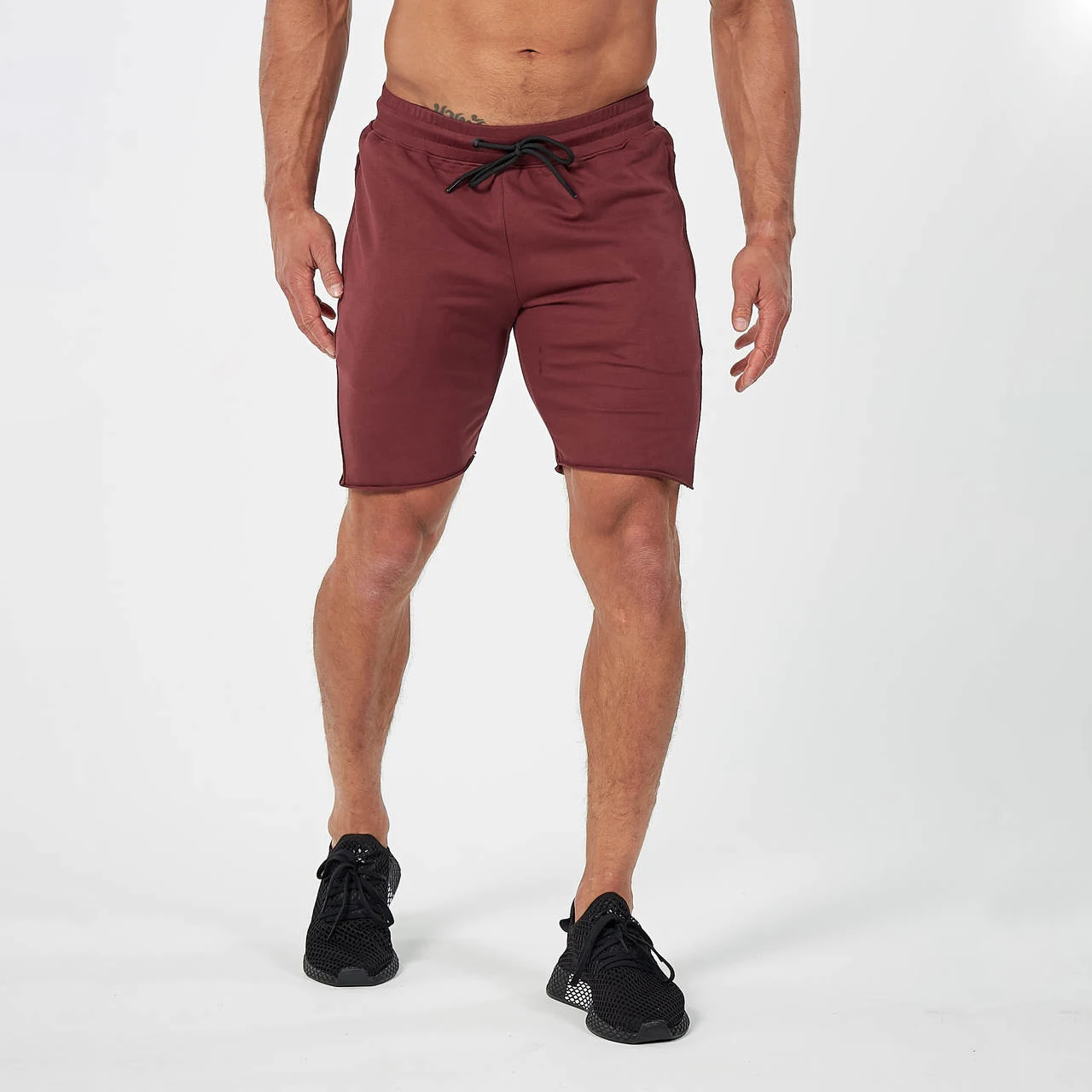 Wholesale New Style Custom Logo Men Blank Workout Sweat Shorts Two Pocket 100% Organic Cotton Fleece Fabric Hemp Shorts For Men