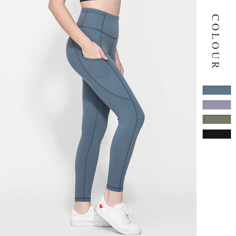 High Quality Spandex Polyester Leggings Quick Dry Wholesale Leggings Breathable Yoga Mesh Leggings