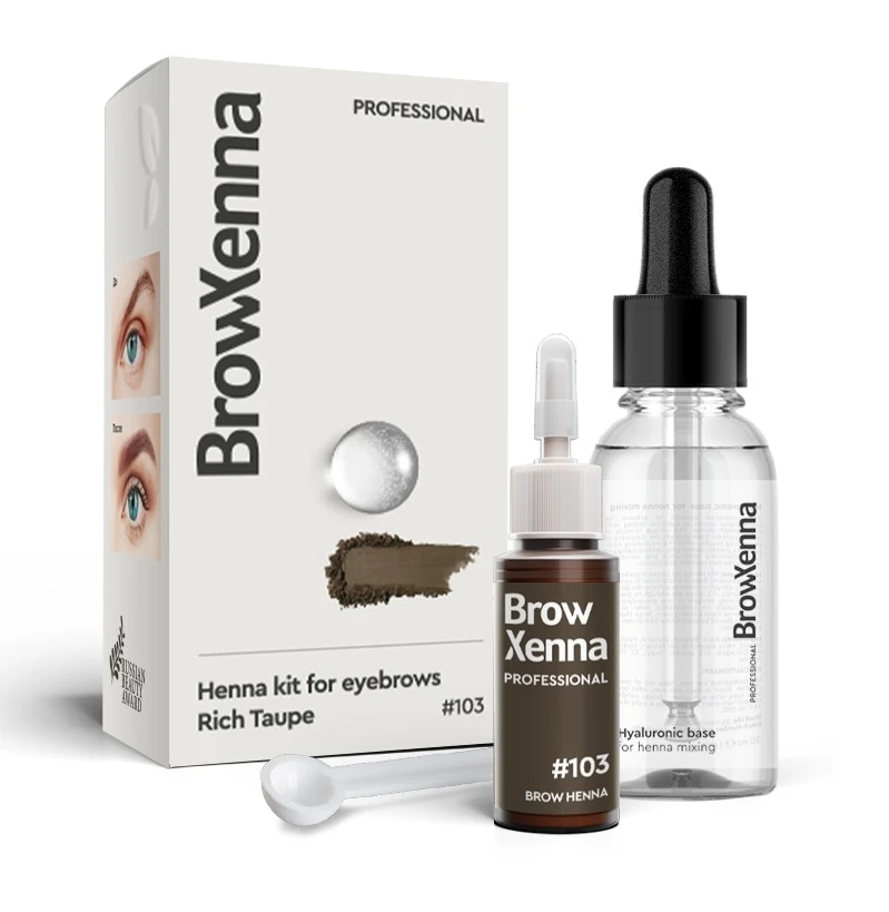 Henna for brows BrowXenna 1 vial, (# 103 Rich Taupe)