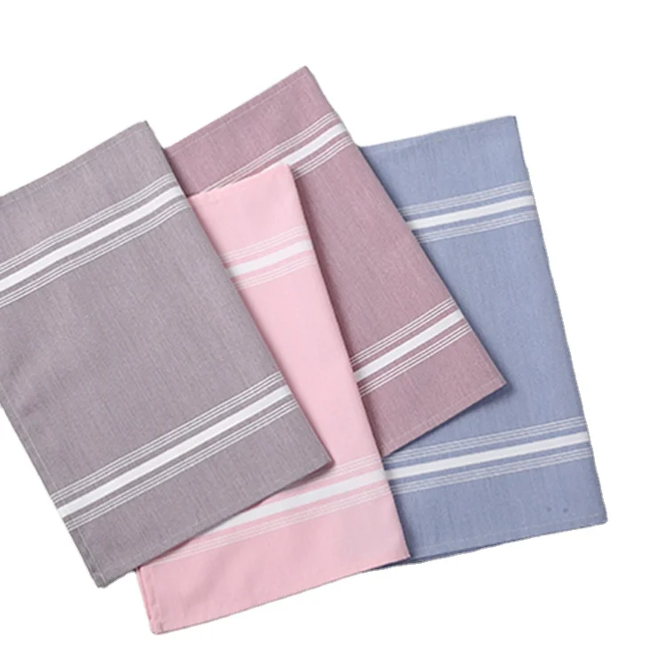 100% Spun PolyesterWholesale Customized Plain Dyed Linen Dinner Napkin 20'20'