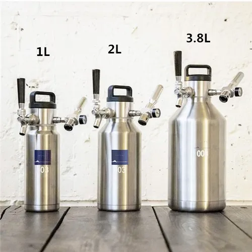 Прямая продажа с завода, высокое качество, нержавеющая сталь, компактный герметичный Усилитель роста, бочка с широким горлышком 2l с краном