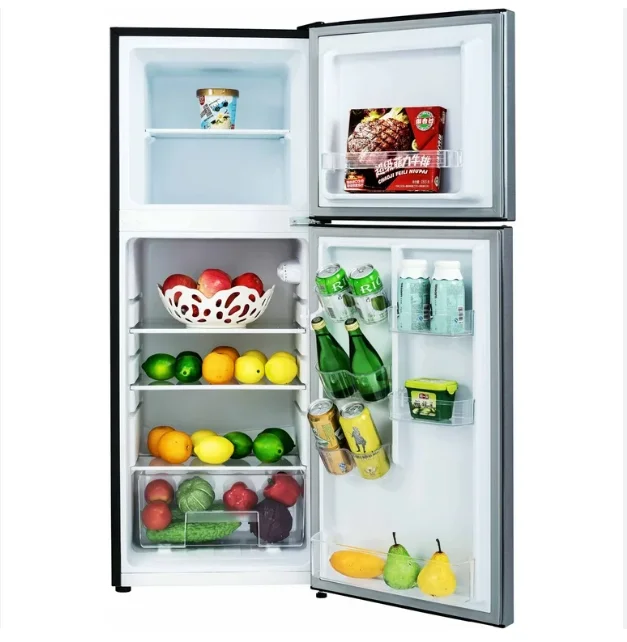 400L Frost Free Grip Handle Double Door Top Freezer Refrigerator Fridge