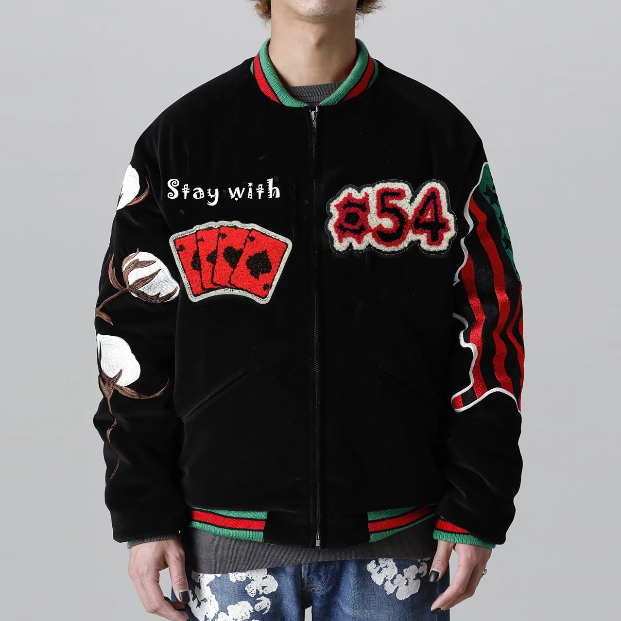Hot Sell Men Varsity Jackets Private Label Wool Body Leather Sleeve Custom Men Patchwork Embroidered Bomber Letterman