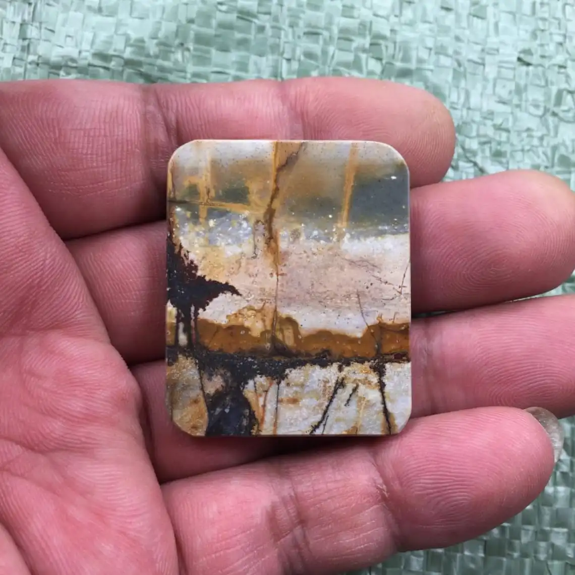 Wholesale Landscape Jasper Scenic Cherry Creek Jasper For Pendant Jewelry Cabochon or Bead Free Drilling Flat Surface Stone
