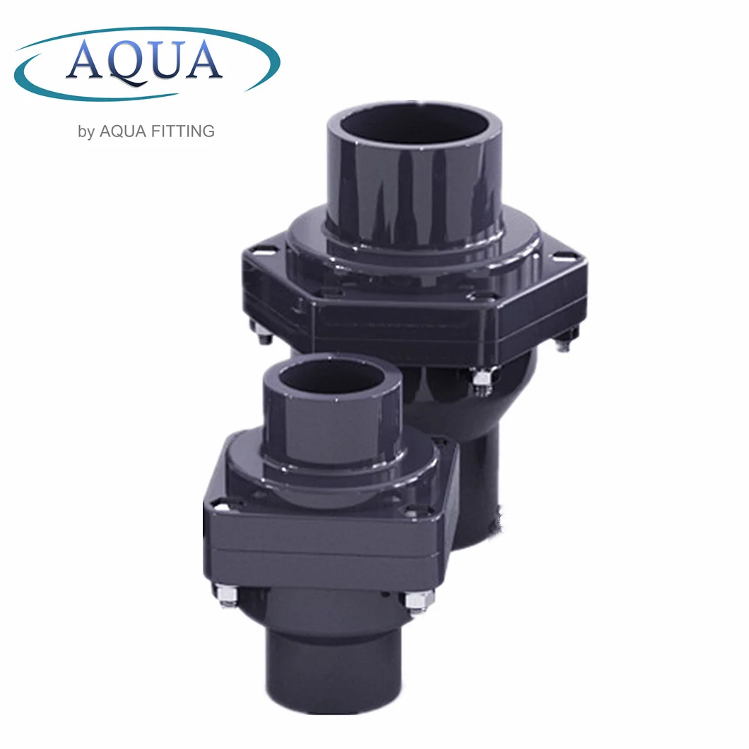 PVC Plastic UPVC Single Union Socket Wafer Check Valve Water Industrial Usage