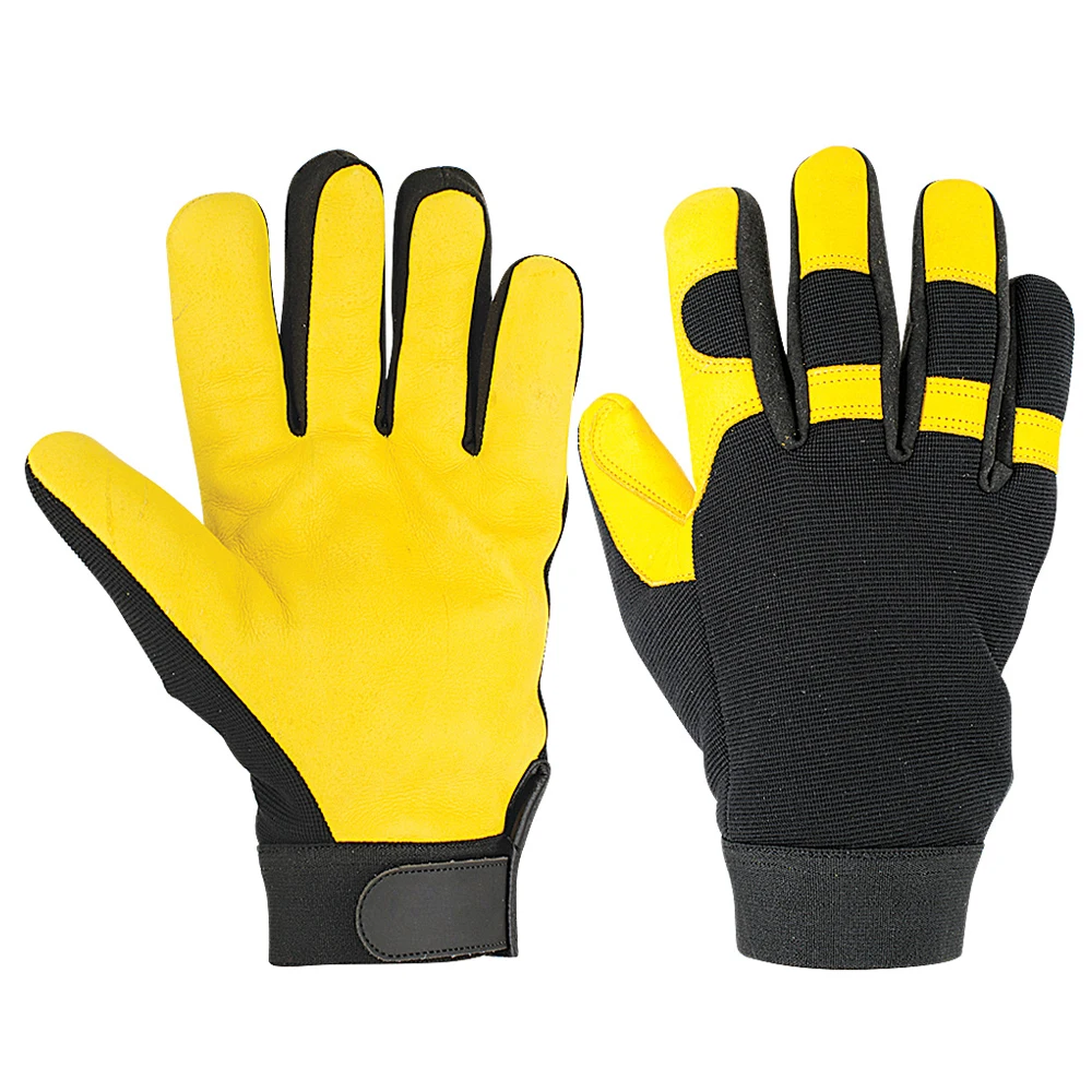 Custom Wholesale  Anti Impact Construction Working Protection Gloves Impact Resistant Kong Mechanic Work Gloves