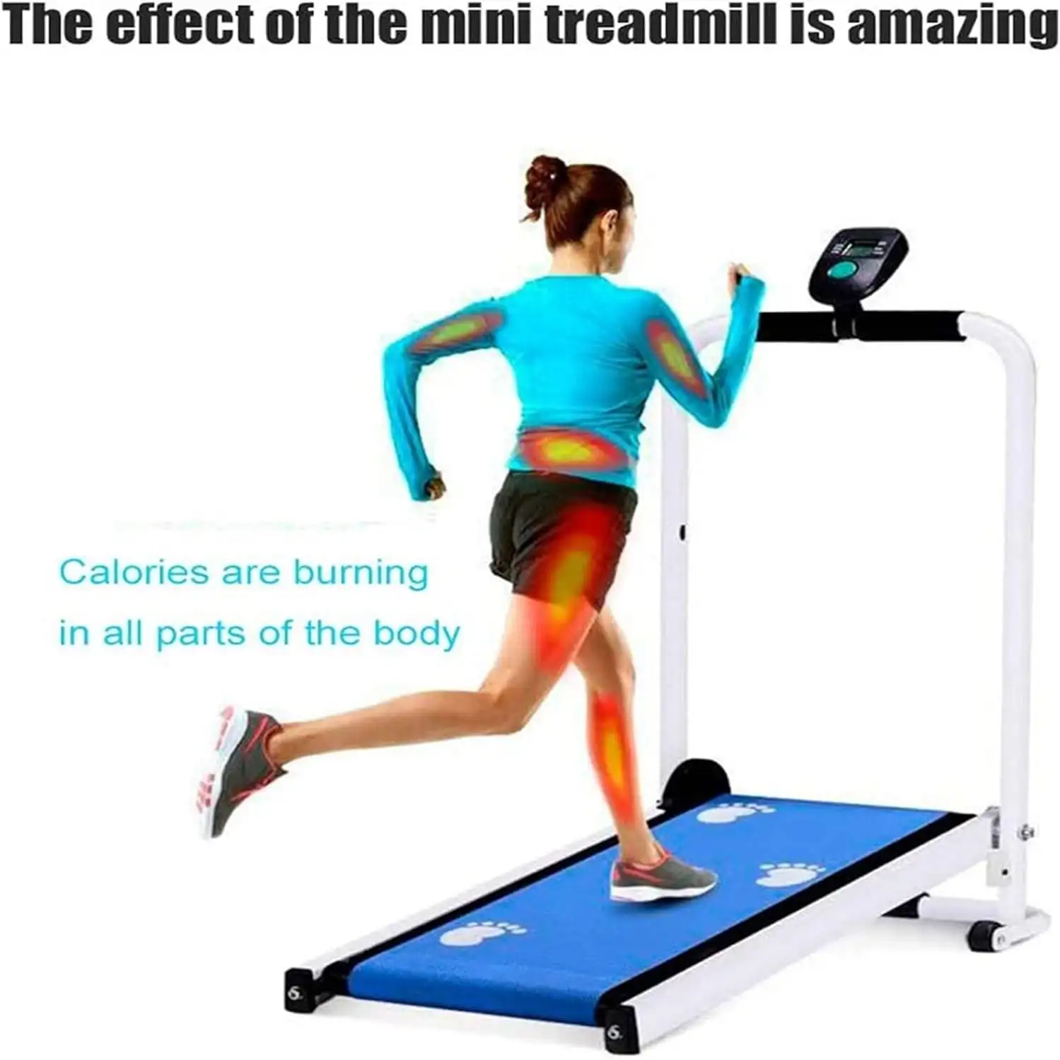 Multifunction Treadmill 38Cm Running Pad Universal Treadmill Controller Lcd Display Treadmill And Vacuum Therapy Infrared