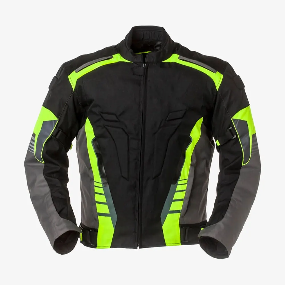 Custom Men 100% Top Good Quality OEM Motorcycle Jacket Cordura Racing Waterproof Jacket Textile Biker Jacket For Men in Pakistan