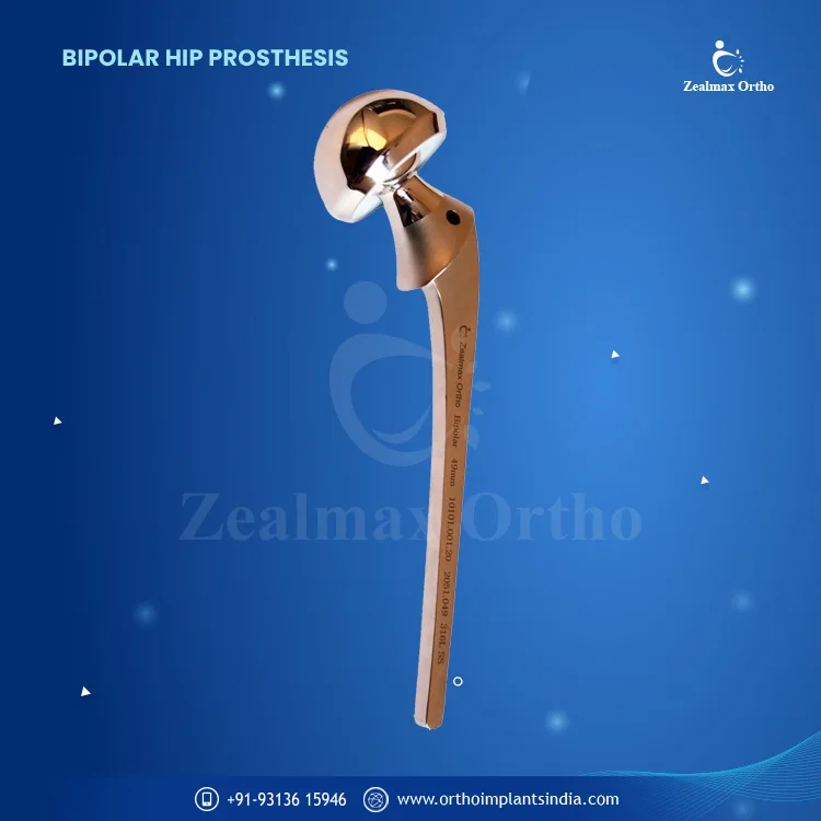 Zealmax Ortho Wide Selling Orthopedic Implants Supplier New Design ISO Standard Bipolar Hip Joint Prosthesis