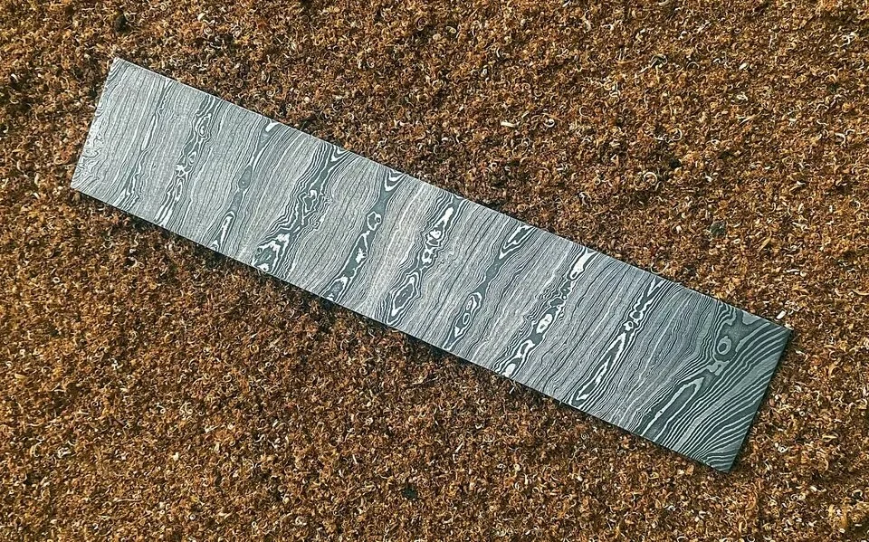 Высокое качество ручной работы по индивидуальному заказу из дамасской стали пустой Заготовка Нож из дамасской стали пустой заготовка для изготовления ювелирных изделий ножи